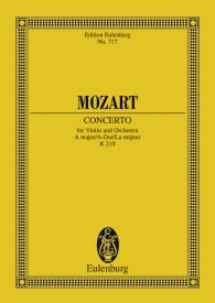 Mozart: Concerto A Major KV 219 (Study Score) published by Eulenburg